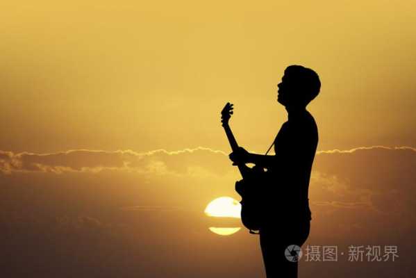 吉他里的看夕阳什么意思,吉他夕阳图片 