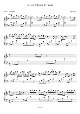 你的河钢琴版-你的河钢琴谱原谱