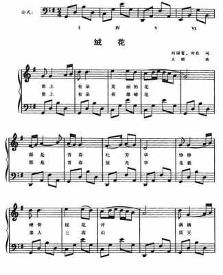 包含中国乐谱网绒花钢琴的词条-图3
