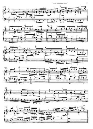 巴赫钢琴平均律钢琴谱_巴赫平均律钢琴曲集1-图2